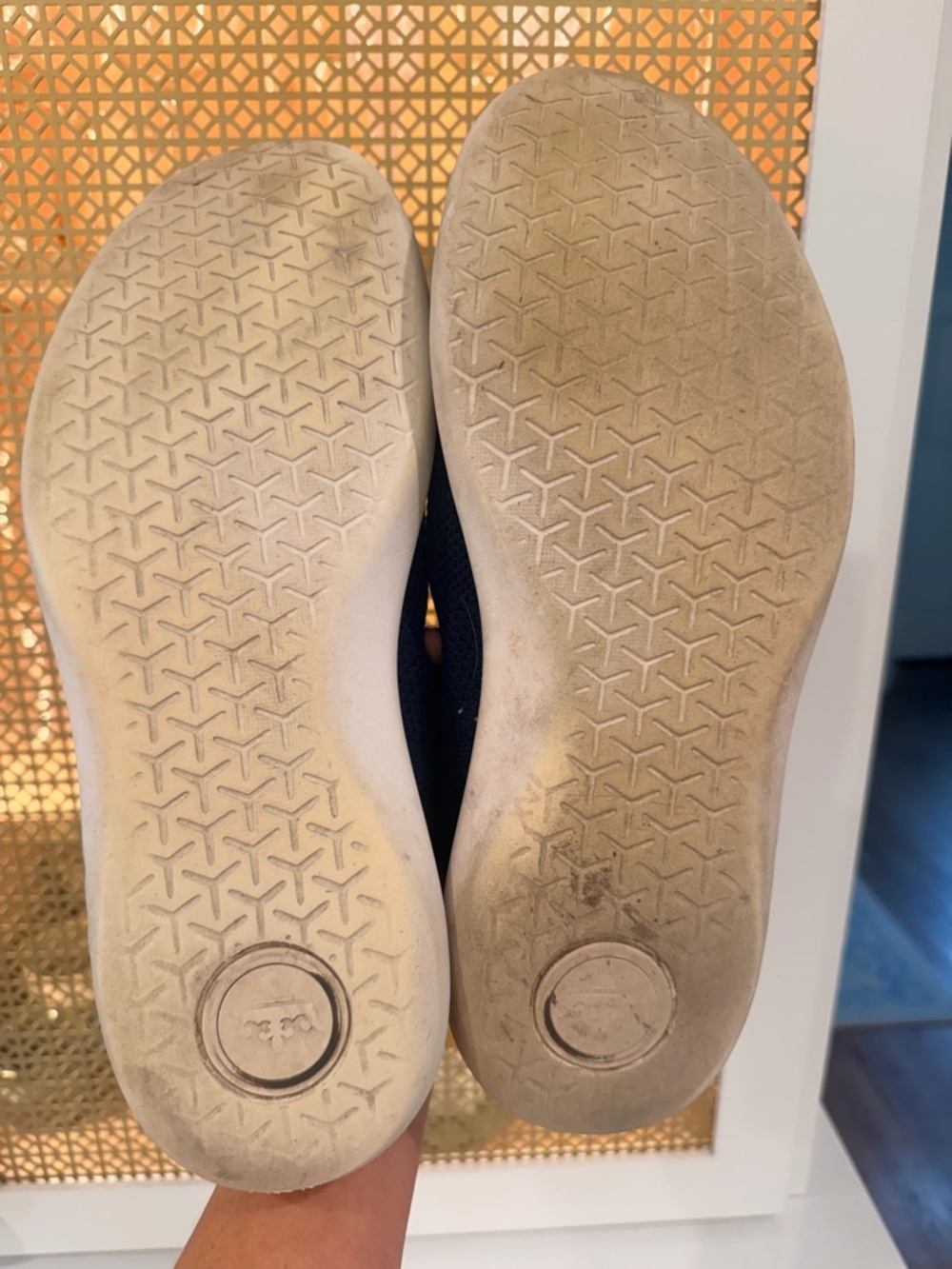 Peter Millar Navy Knit Sneakers White Sole!Used condition- lots of life left! 11 - Picture 5 of 5